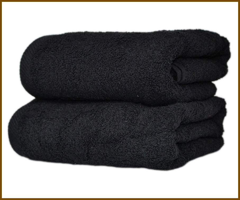 Osuška 70x140cm - černá-30 - 500g/m2