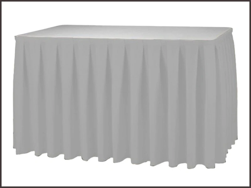 Rautová sukně Rodos-výška 73cm, délka 450cm - světle šedá