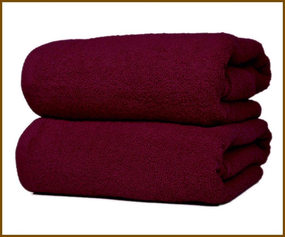 Ručník 50x100cm - bordo-23 - 500g/m2