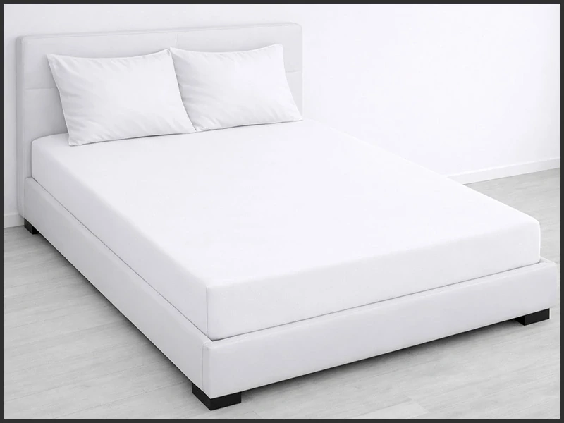 Prostěradlo Jersey PD na dvojlůžko 180x200cm – bílé