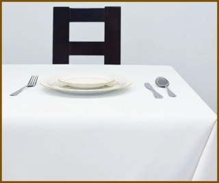 Ubrus ATLAS 38x140cm bílý