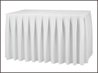 Rautová sukně Rodos-výška 73cm, délka 500cm - bílá