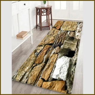 Podlahová 3D předložka Pískovec - 60x120cm