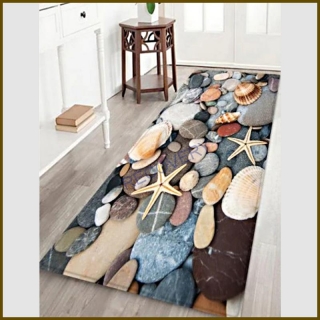 Podlahová 3D předložka Pláž - 60x120cm