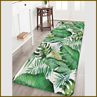Podlahová 3D předložka Zelené listy - 60x120cm