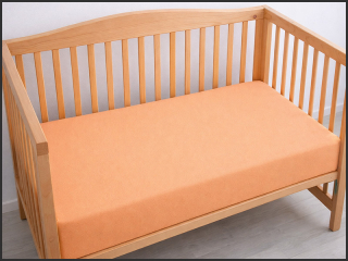Prostěradlo Jersey PD do postýlky 70x140cm – meruňkové