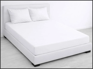 Prostěradlo Jersey PD na dvojlůžko 180x200cm – bílé