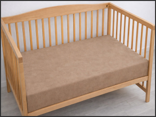Froté prostěradlo PD do postýlky 60x120cm – cappucino