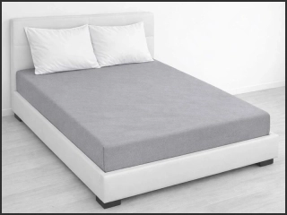 Prostěradlo Jersey PD na dvojlůžko 160x200cm – šedé